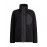 Winter Black High Collar Jacket - Outdoor Casual, Front Zipper, Hidden Zipper Insert Bag