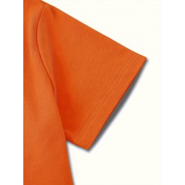 Women's Lightweight Short Sleeve T-Shirt - Vibrant Orange Spanish Bible Verse 